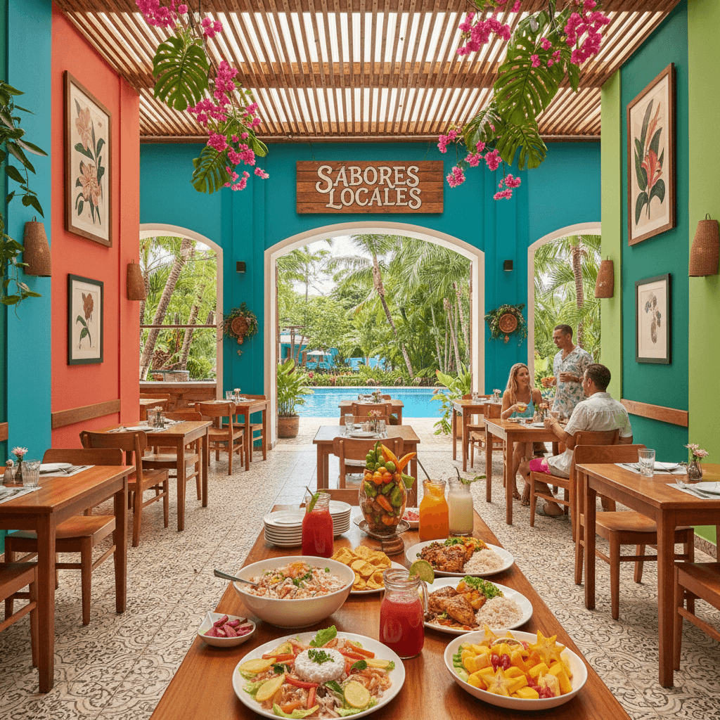 Casual restaurant serving local Costa Rican dishes